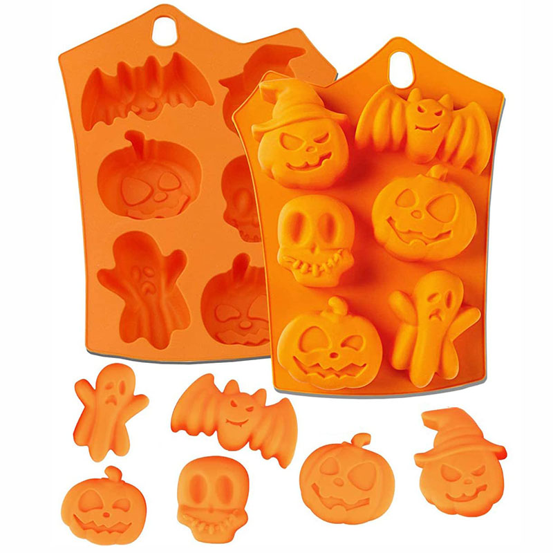 Donut Mold Silicone - Cetakan Halloween antilengket silikon cetakan labu