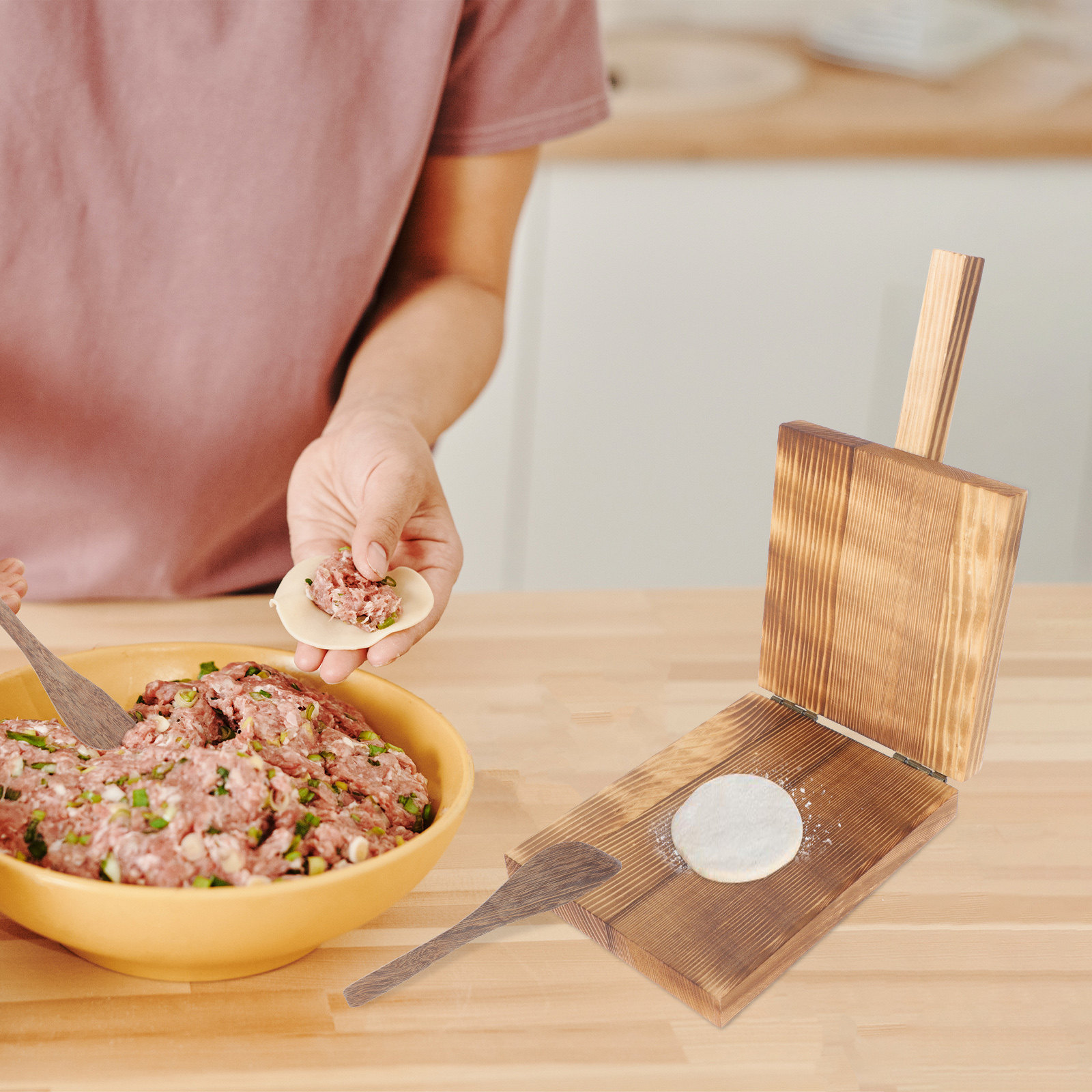 1Set Alat Penekan Kulit Pangsi - Dumpling Press Set ulasan dan harga