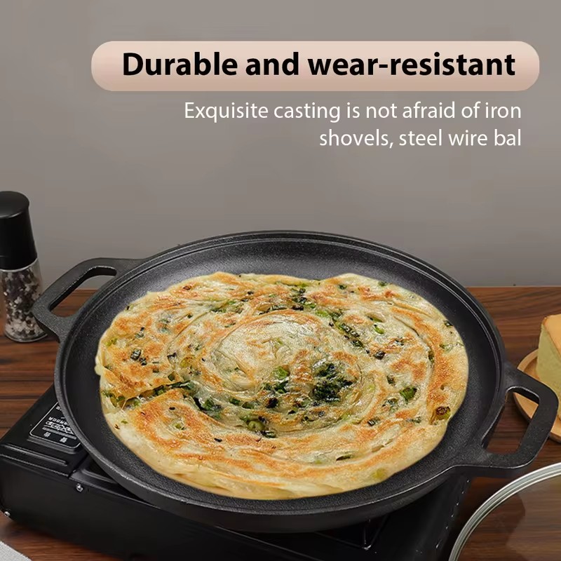 Wajan Besi Cor Tahan Lama deng - Mini Pancake Griddle ulasan dan harga