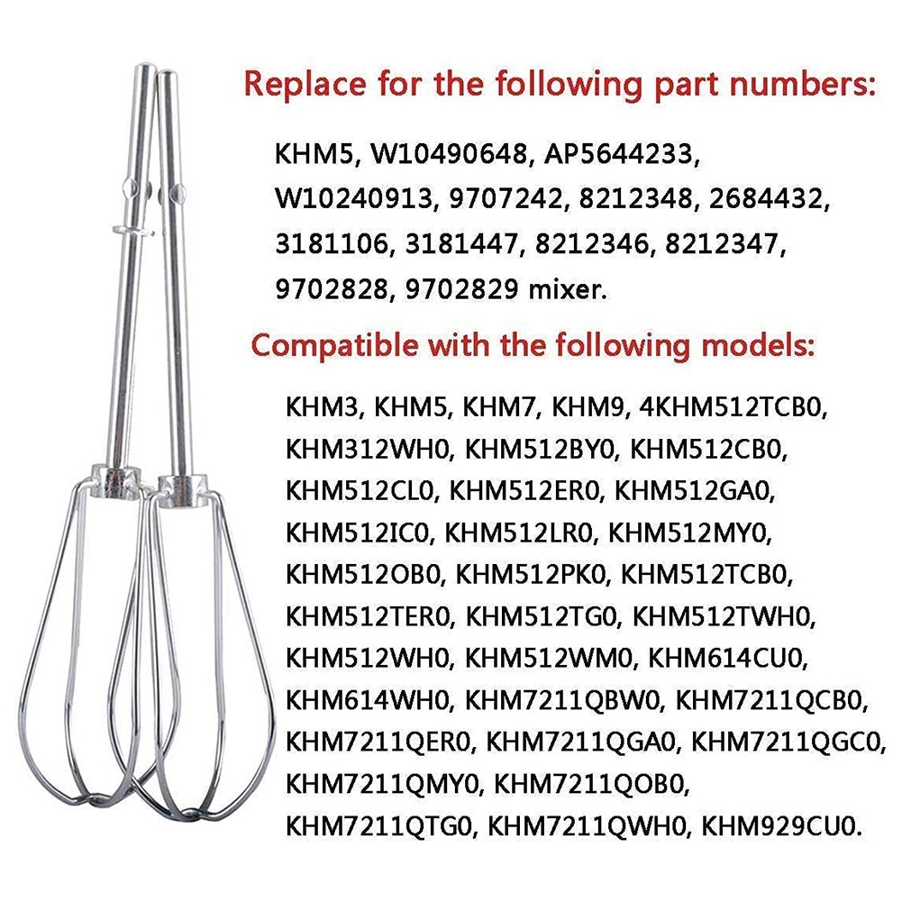 [B25B!】 W10490648 & KHMPW Peng - Kitchenaid Mixer Hand Mixer ulasan dan harga