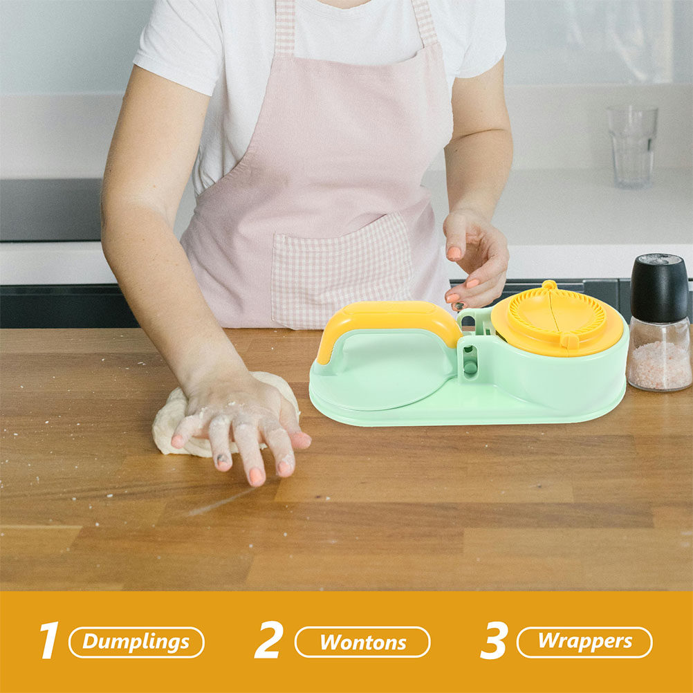 Cetakan Pembuat Kulit Pangsit, - Dumpling Press Set ulasan dan harga