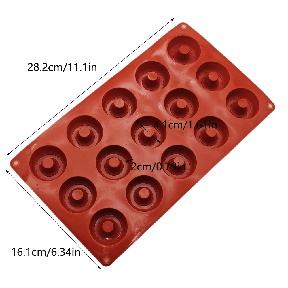 Cetakan Kue Silikon Bentuk Vor - Donut Mold Silicone ulasan dan harga