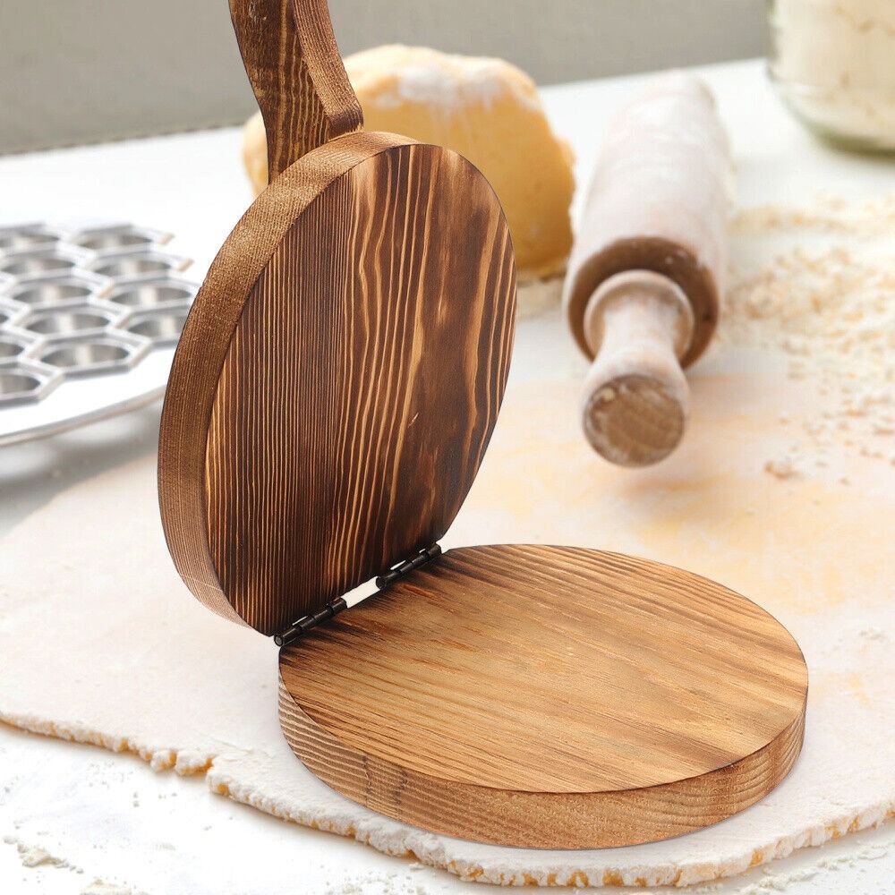 Alat Pres adonan kayu putar, P - Dumpling Press Set ulasan dan harga