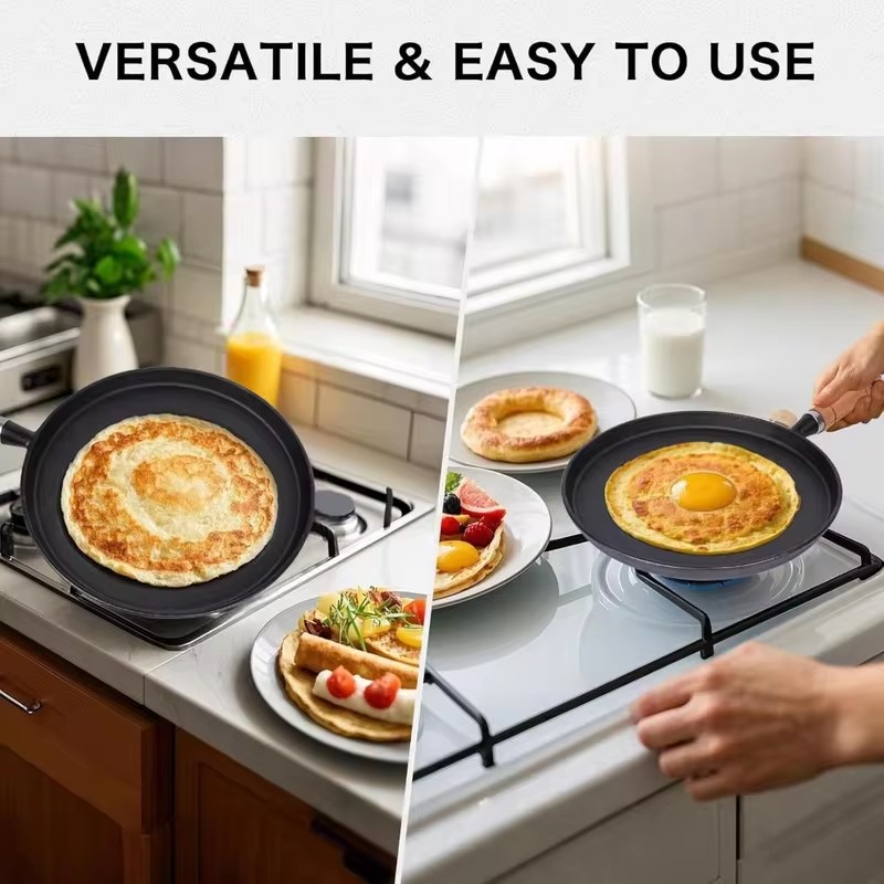 Wajan Besi Cor yang Kuat, Coco - Egg Waffle Pan ulasan dan harga